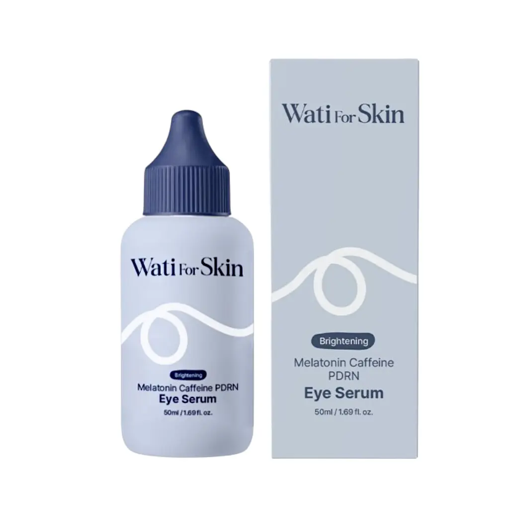 Сироватка WATI FOR SKIN для шкіри навколо очей Melatonin Caffeine PDRN Eye Serum з мелатоніном та кофеїном для омолодження 50 мл