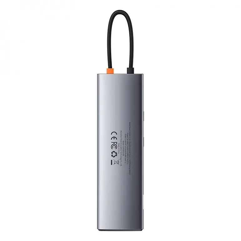 Usb Hub Baseus Metal Gleam Series 11-in-1 Multifunctional Type-C Сірий (CAHub-CT0G) - фото 4