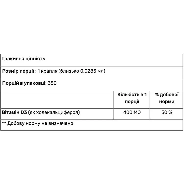 Вітамін D3 Haya Labs Liquid Vitamin D-3 400 МО 10 мл - фото 2