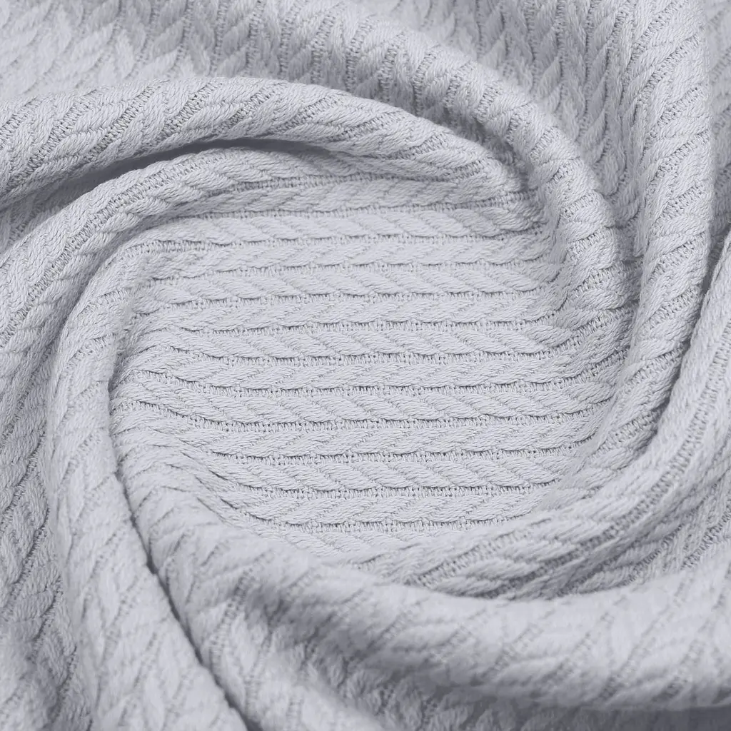Плед покривало Cosas Smoky Knitted Braid 230х240 см косичка (Blanket_09Smoky_KnittedBraid_230x240) - фото 3