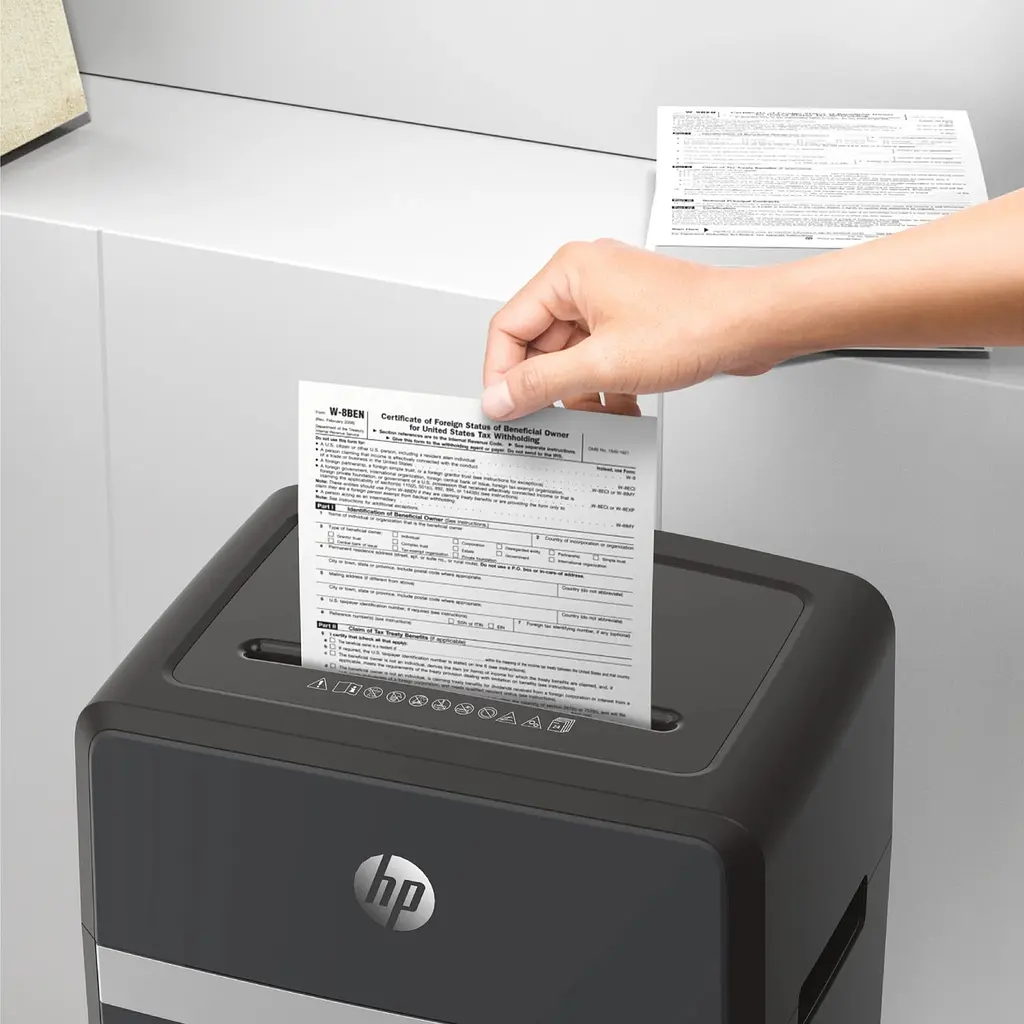Знищувач документів HP Pro Shredder 24CC, A4, 80g х 24 листів, 4x35, 30 арк., P-4 - фото 6