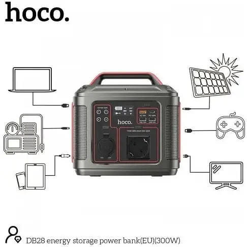Портативная электростанция Hoco Energy storage DB28 80000mAh 300W - фото 3