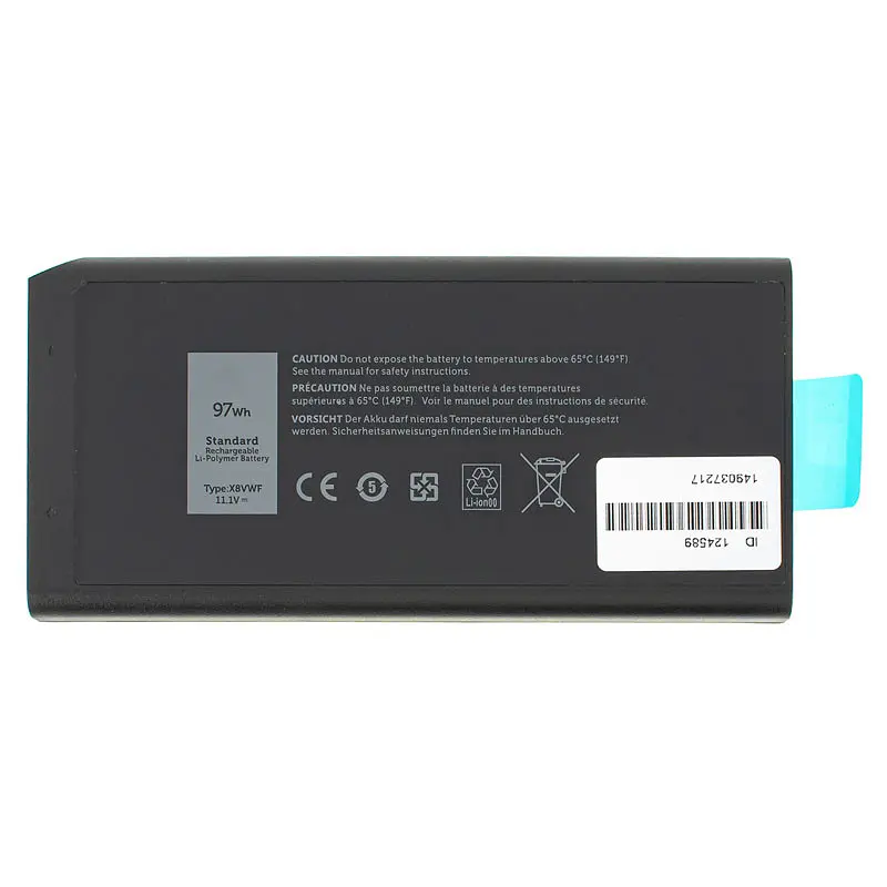 Батарея для ноутбука Dell DKNKD (Latitude 5404 5414 7404 7414 Rugged Extreme) 11.1V 97Wh Чорний - фото 2