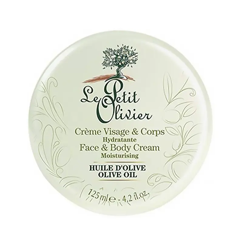 Крем для обличчя та тіла Le Petit Olivier Face Cares, з оливковою олією, 125 мл (3549620011050) - фото 1