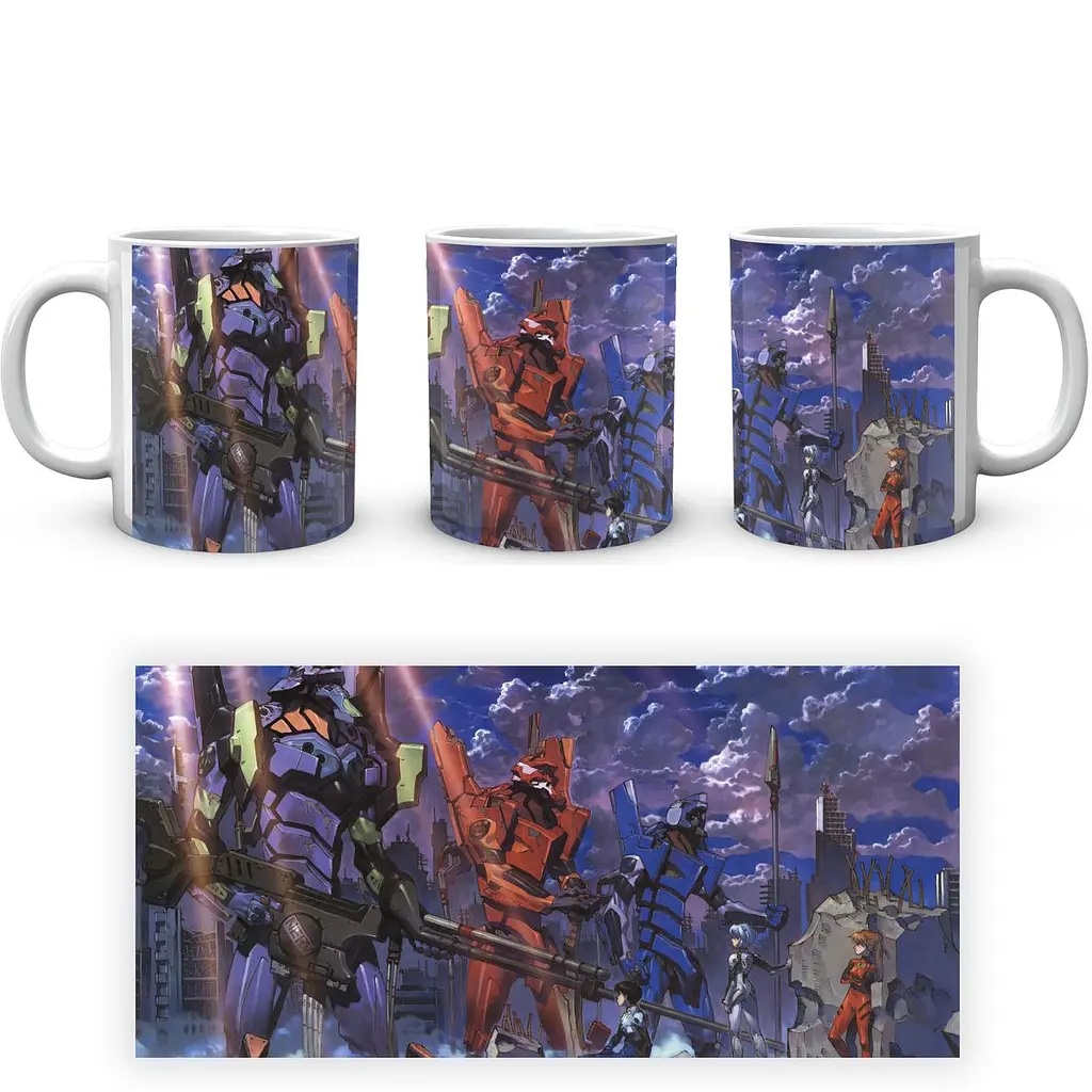 Кухоль GeekLand Evangelion Євангеліон EVA 002.19 330 мл білий - фото 4