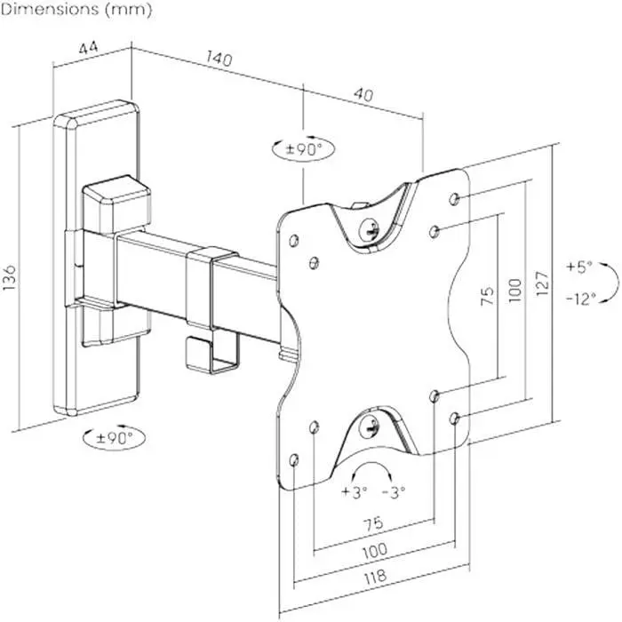 Кронштейн UniBracket BZ21-12 - фото 10