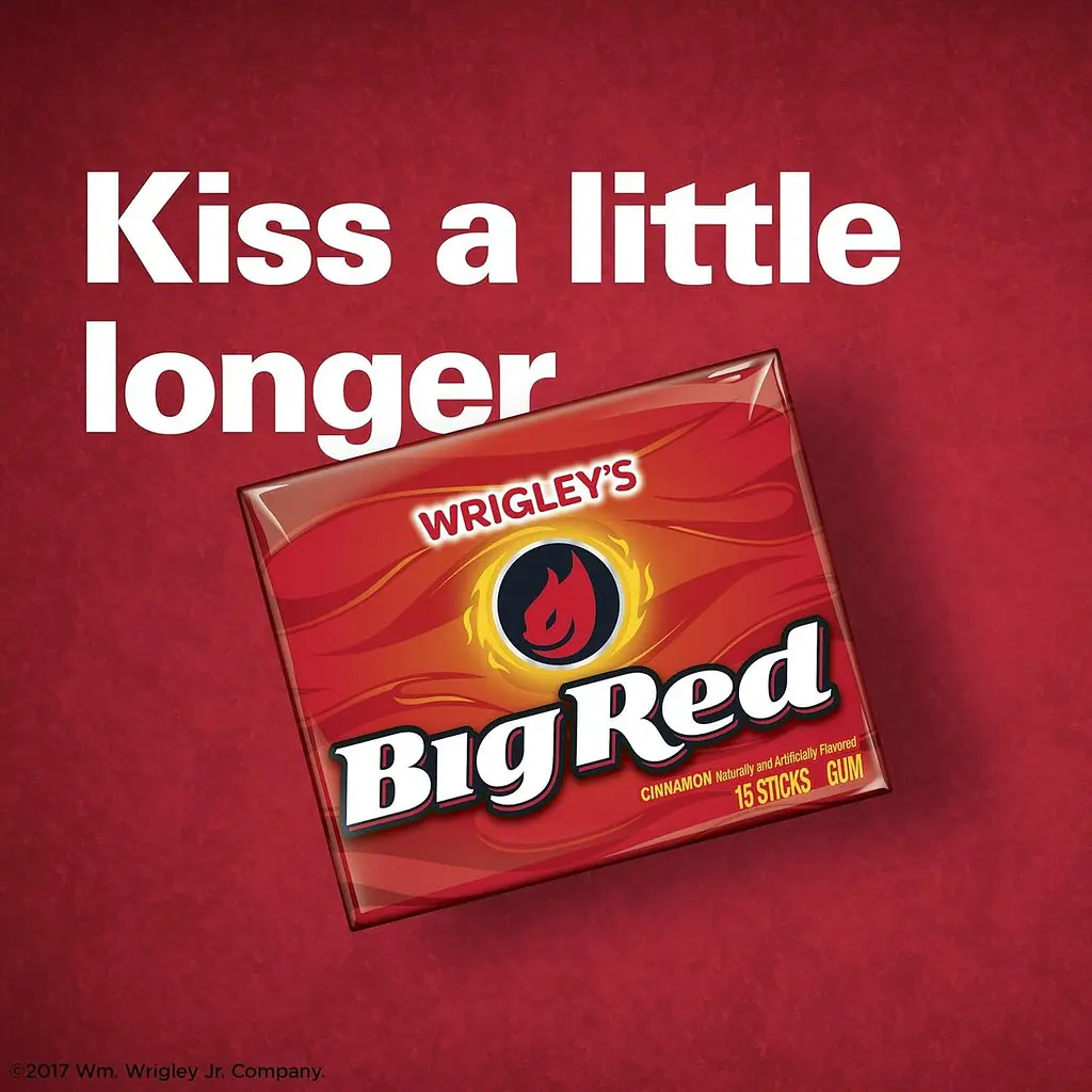 Жувальна гумка Big Red Wrigley's Cinnamon Gum 3х15шт 136г - фото 5