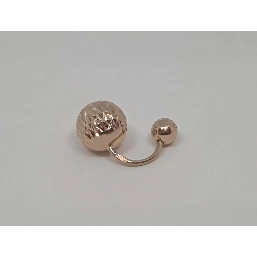 Золота сережка-пірсинг Favoritum. 310129_9_А - фото 3