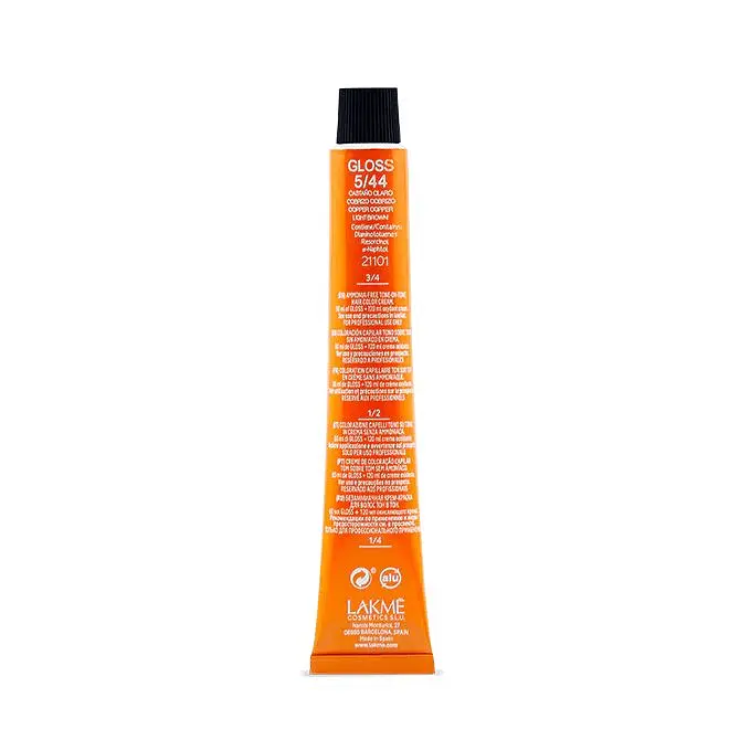 Тонувальна крем-фарба для волосся Lakme Gloss Color Rinse відтінок 5/44 світлий каштан мідно-червоний 60 мл - фото 3