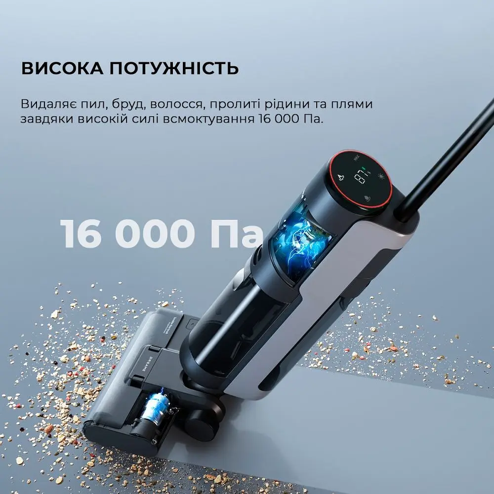 Акумуляторний миючий пилосос Dreame Wet & Dry Vacuum Cleaner H12S (HHR30B) - фото 2