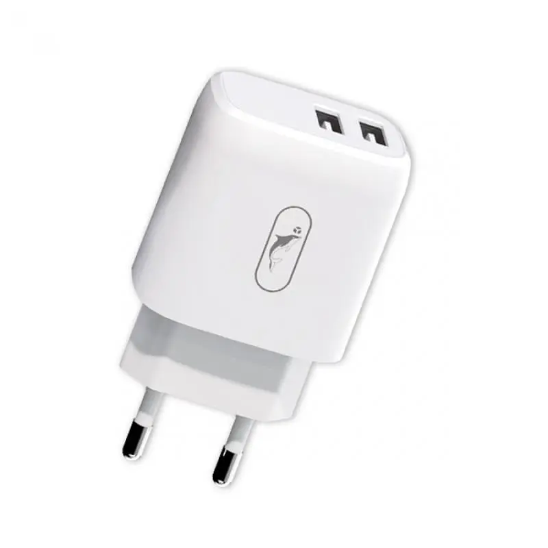 Зарядний пристрій SkyDolphin SC22EB (2USB, 2.1A) Білий (MZP-000161)