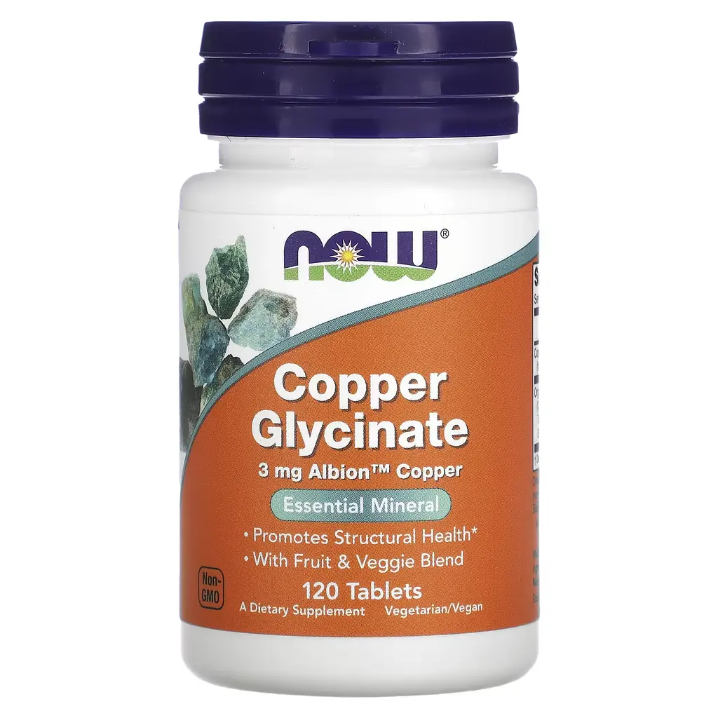 Гліцинат Міді Copper Glycinate 3мг - 120 таб