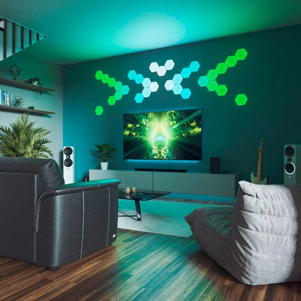 Гнучкі роз'єми для підключення додаткових світлодіодних панелей Nanoleaf Shapes Flex Linkers 3шт (NC04-0070) [87860] - фото 6