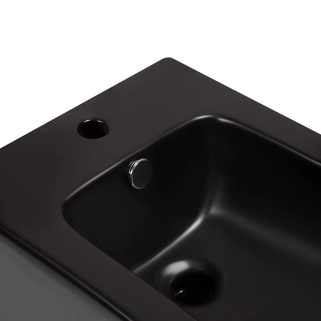 Біде підлогове Qtap Scorpio 530x360x395 Matt black QT14441003CMB, Чорний матовий - фото 4