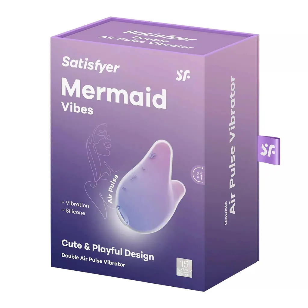Вакуумний кліторальний стимулятор Satisfyer Mermaid Vibes Violet/Pink - фото 6