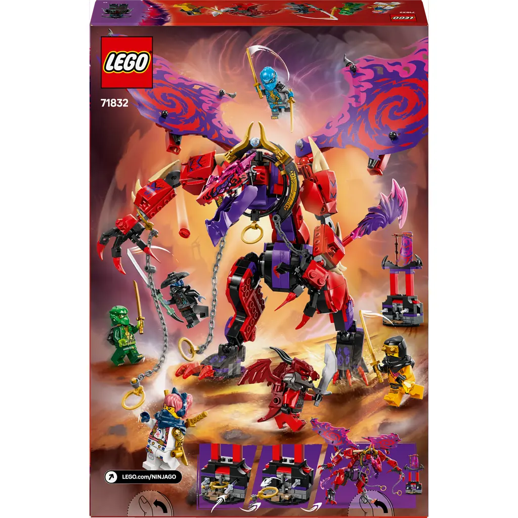 Конструктор LEGO Ninjago Громовержець Дракон Хаосу 668 деталей (71832) - фото 15