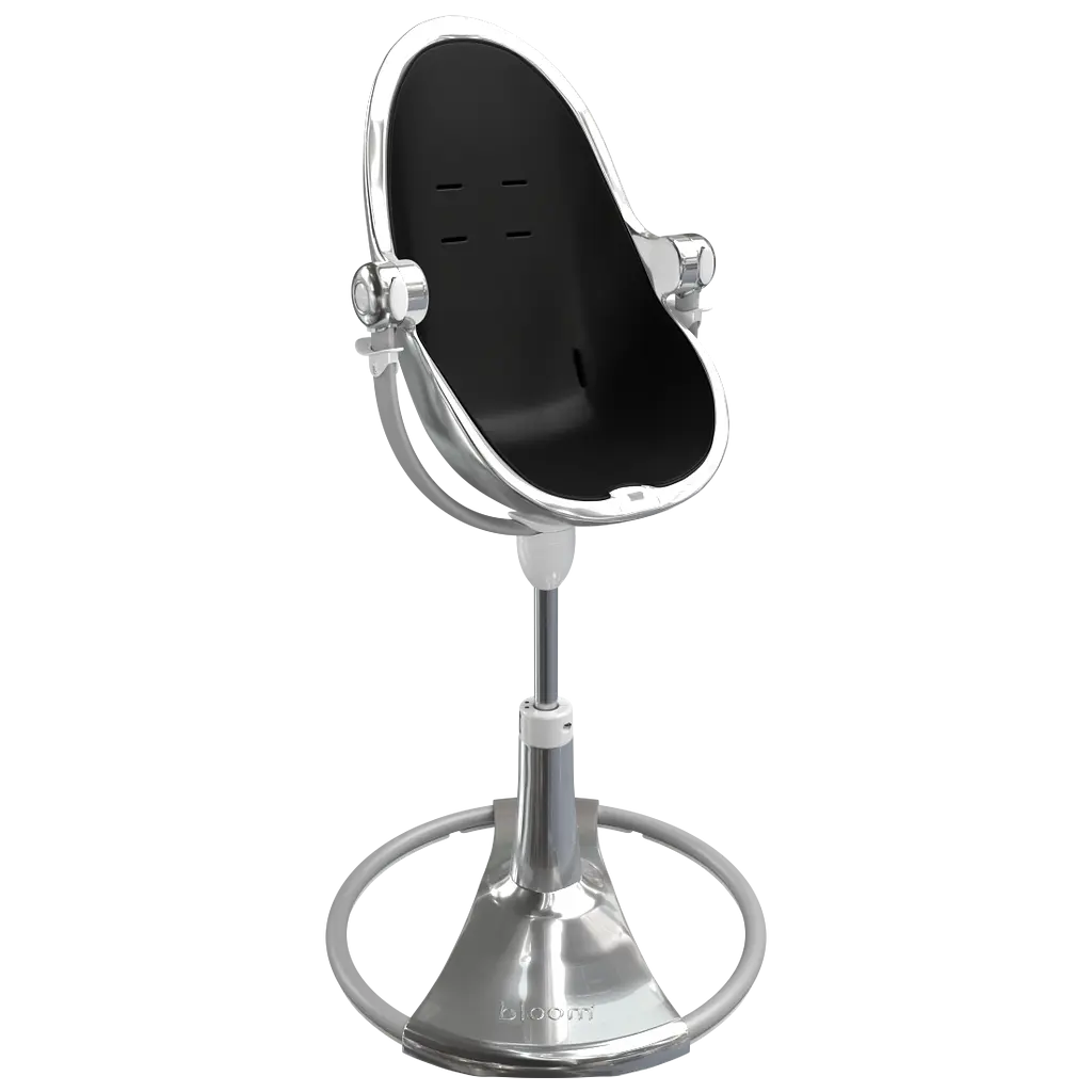 Стульчик для кормления Bloom Fresco Silver/Midnight black (E10535-S\E10516-MBL) - фото 4