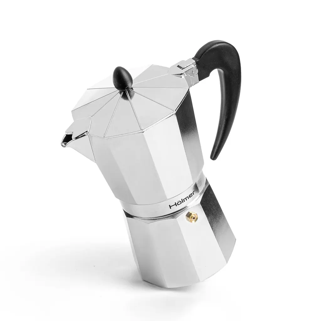 Кофеварка гейзерная Holmer 450 мл серебристая (CF-0450-AL) - фото 3