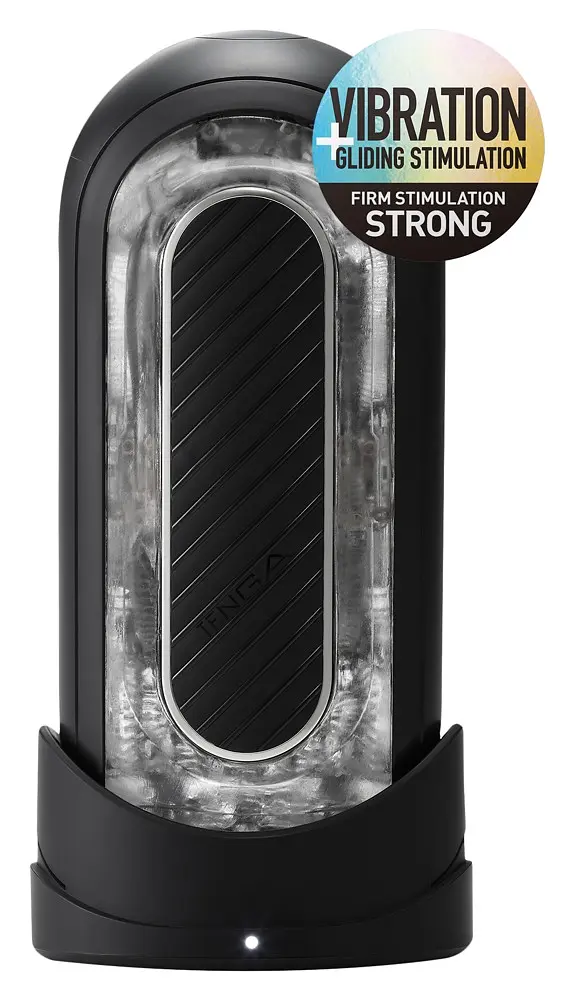 Мастурбатор Tenga Flip Zero Gravity Electronic Vibration 18 см черный - фото 2