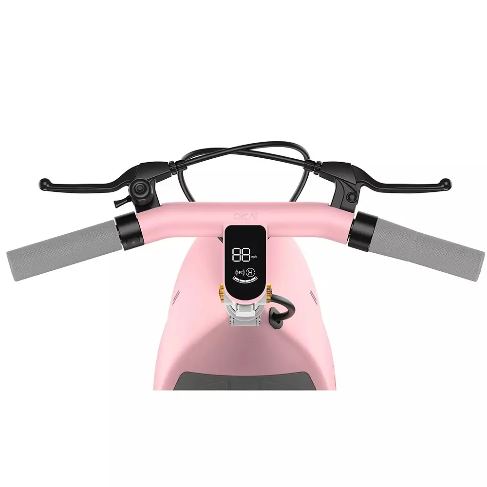 Електросамокат з сидінням OKAI Ceetle PRO EA10C Pink 10', 350(900)W, 25Km/h, 10.4Ah, 55Km, 20%, NFC, App.29kg (EA10C-P) - фото 9
