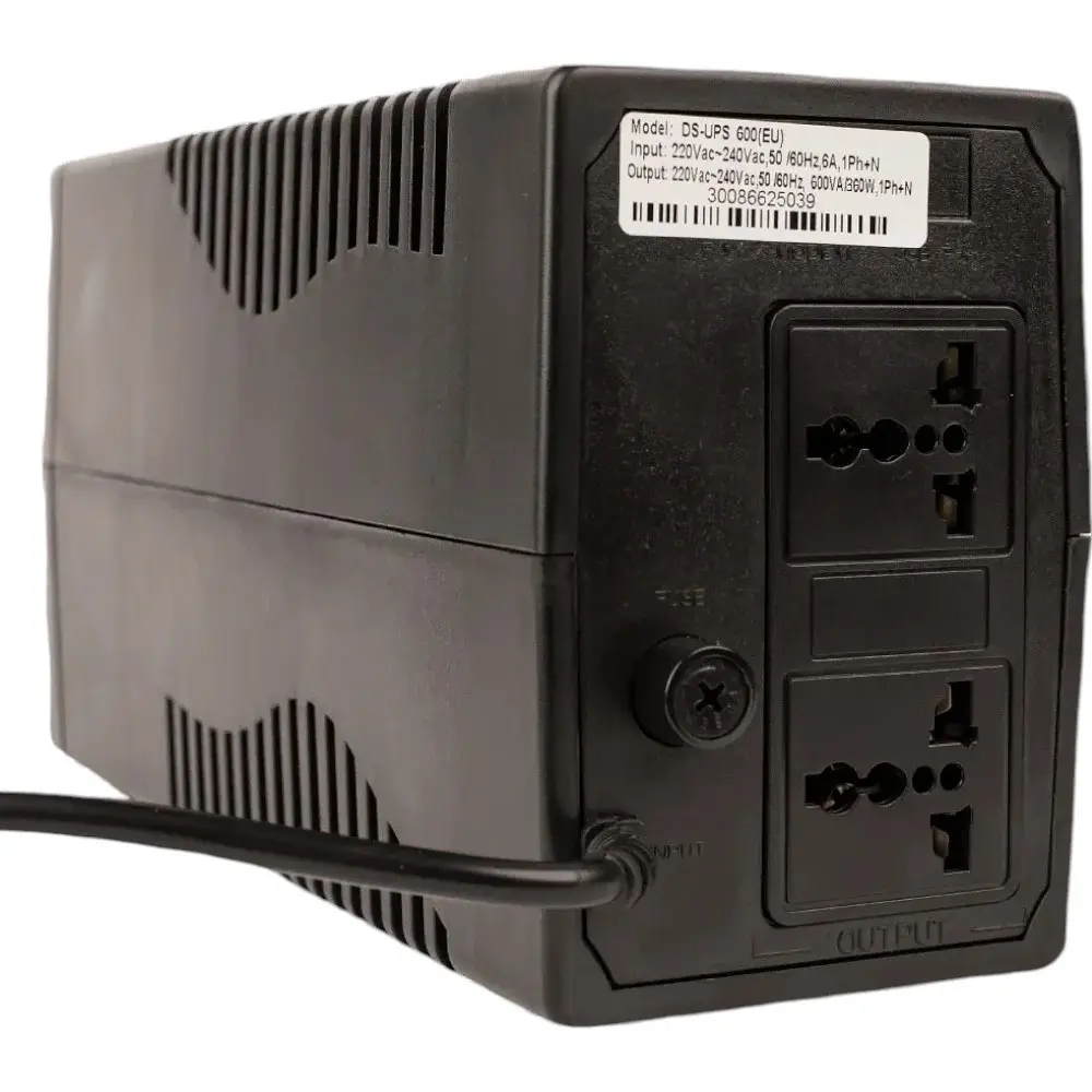 Джерело безперебійного живлення Hikvision DS-UPS600/EU 600ВА - фото 3