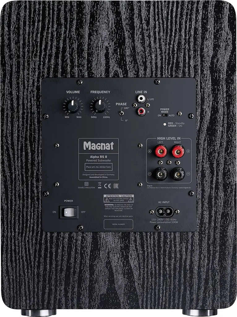 Сабвуфер Magnat Alpha RS 8 Black - фото 4