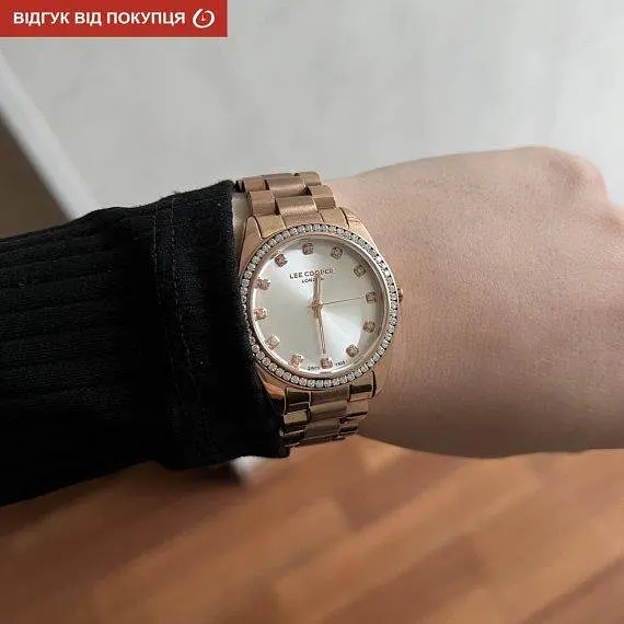 Жіночий наручний годинник Lee Cooper Santorini Gold (Золотистий) - фото 8