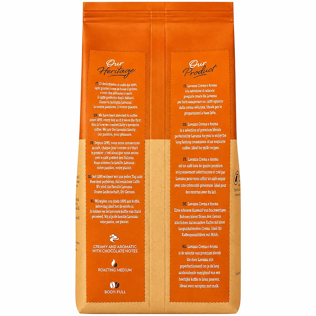 Кава в зернах Lavazza Crema Aroma 1 кг (7507) - фото 5