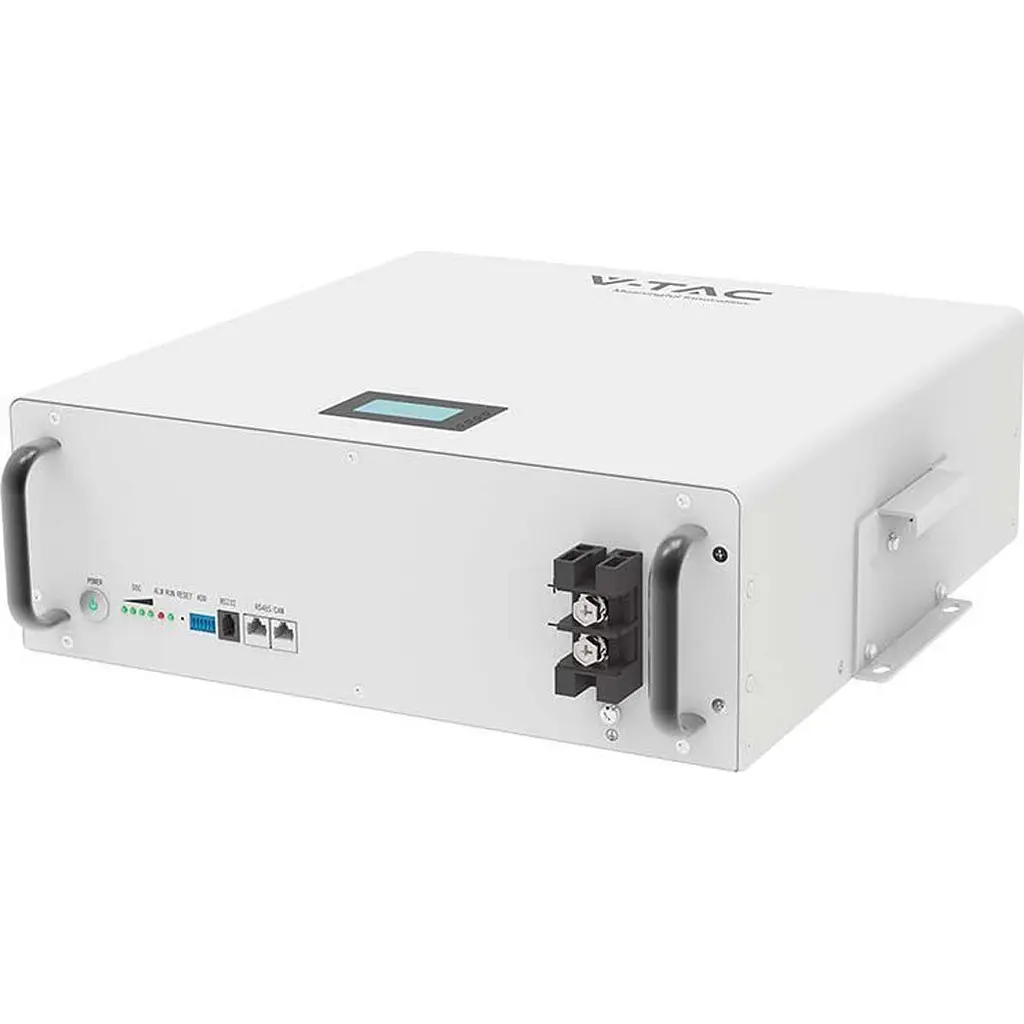 Акумулятор V-TAC LiFePO4 48V (51.2V/100Ah/5120Wh) (VT48100E-W) [158038] - фото 3