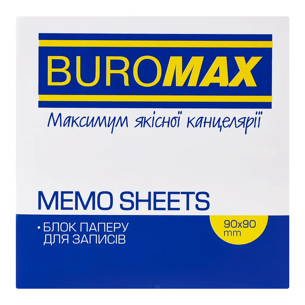 Блок паперу для нотаток Buromax Веселка непроклеєний 90х90х40 мм різнобарвний (BM.2245) - фото 3