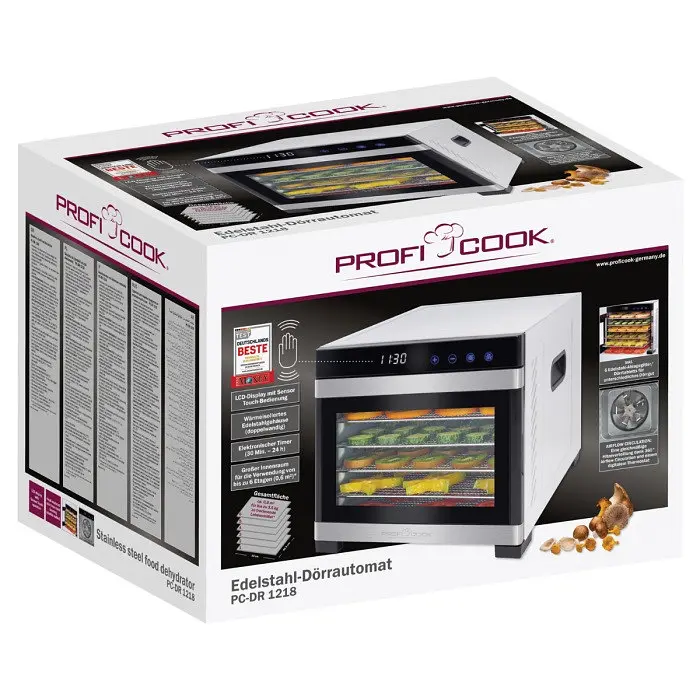 Сушка для овочів та фруктів Profi Cook PC-DR 1218 - фото 10