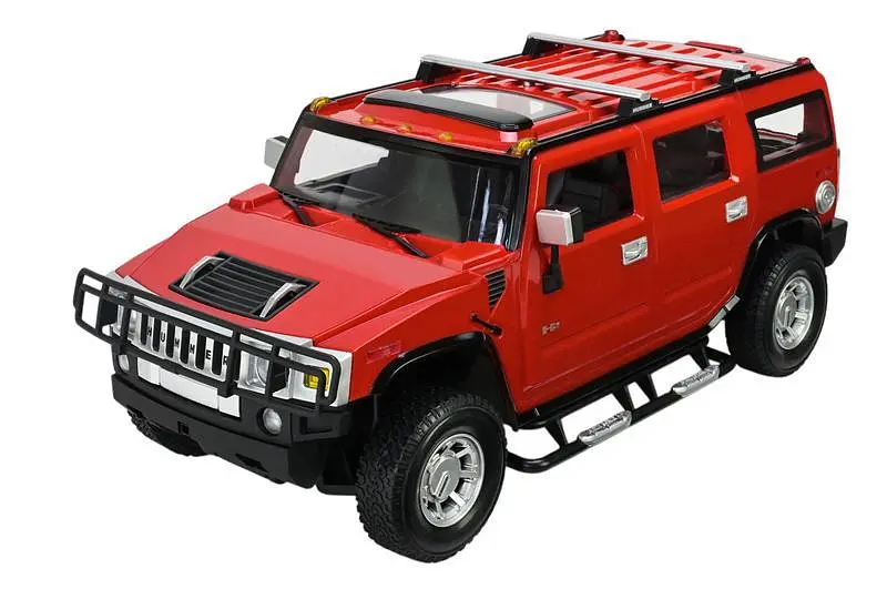 Машина на радіокеруванні PM1401RED, 1:14 HUMMER H2, червоний колір, на акумулятор, в коробці 49x23x23 см. POWERMOTORS - фото 2