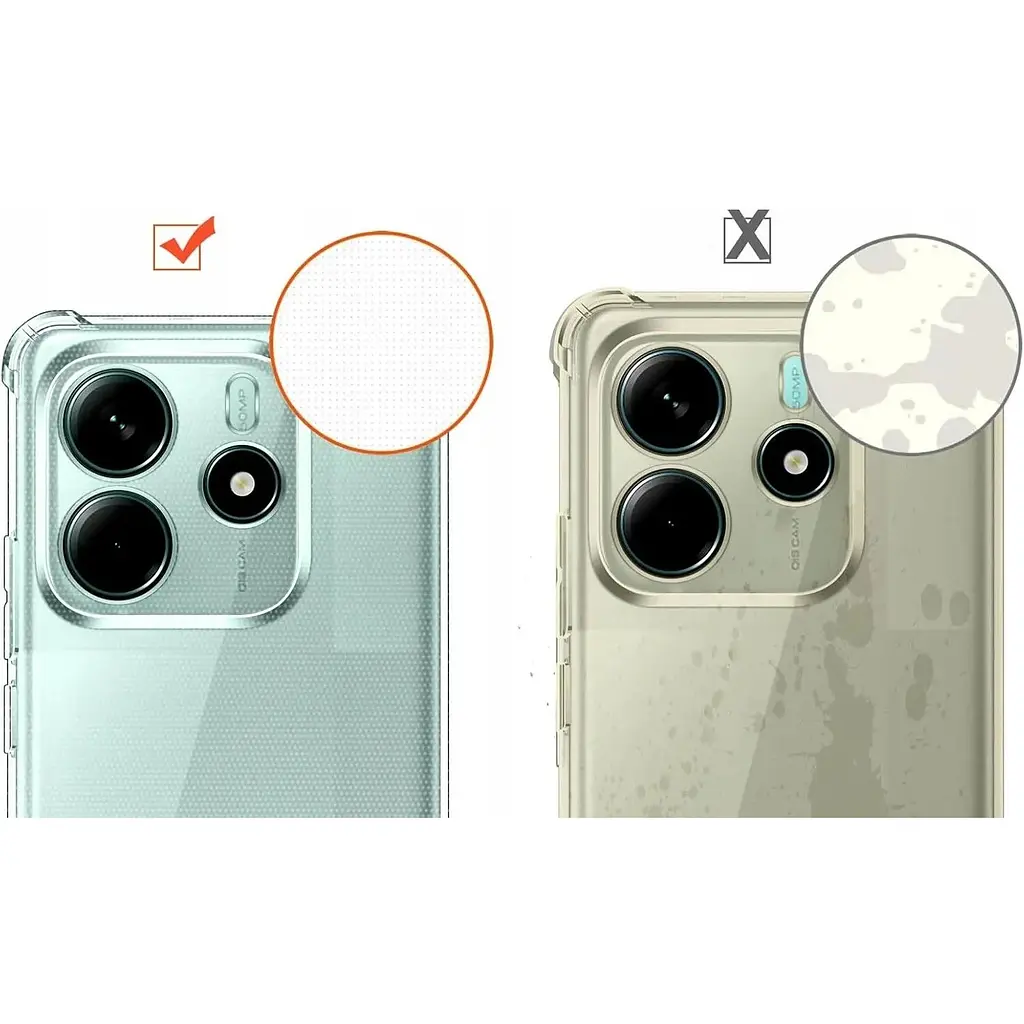 Панель BeCover Anti-Shock для Xiaomi Redmi Note 14 5G Clear (712786) - фото 4