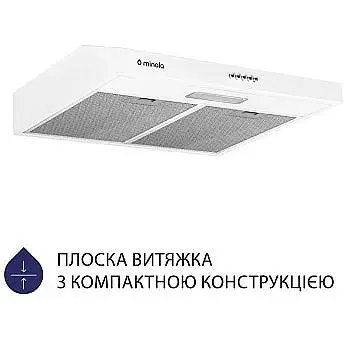Витяжка пласка Minola HPL 504 WH - фото 5
