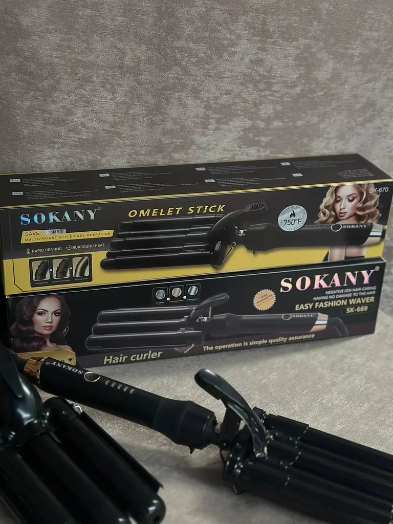 Плойка для волосся Sokany SK-670 чорний 50 Вт - фото 3