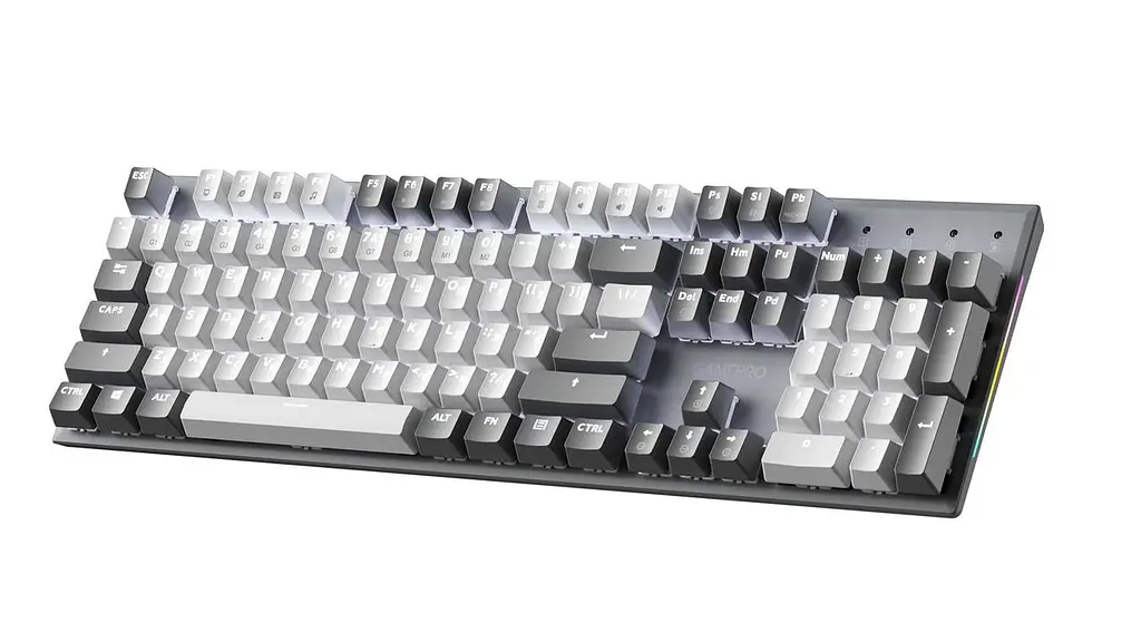 Клавіатура GamePro Genesis Metallic MK144G Outemu Червоний Swithes USB Сірий - фото 2