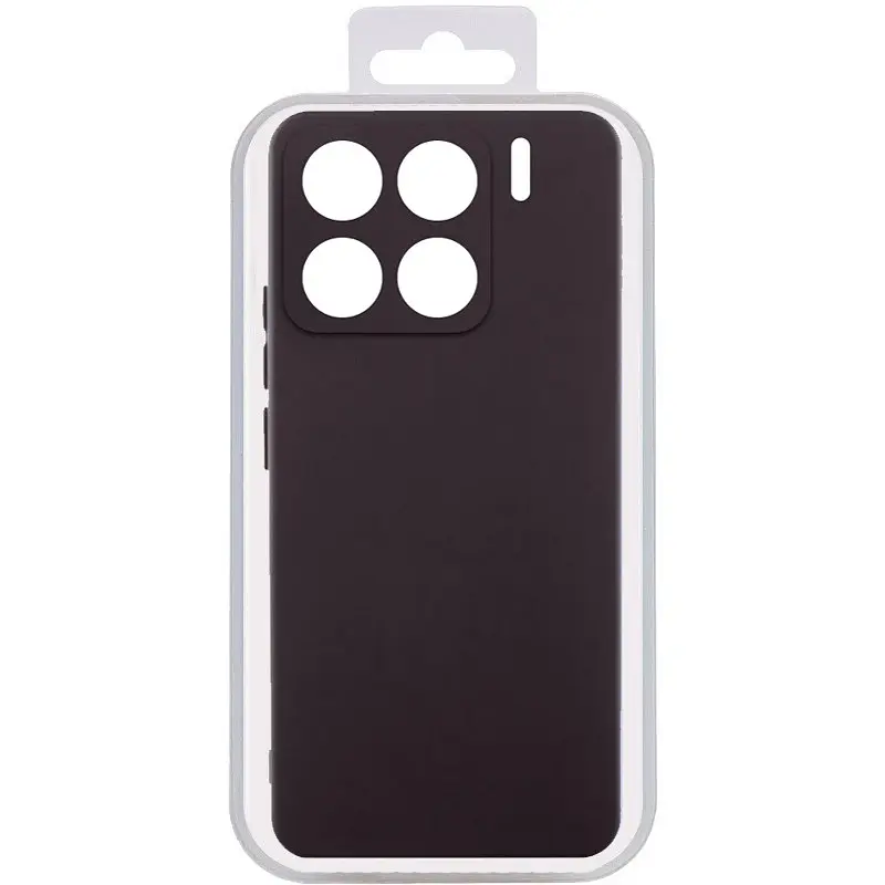 Чохол Silicone Cover Lakshmi Full Camera (AA) для Xiaomi 15 Pro Чорний / Black - фото 4