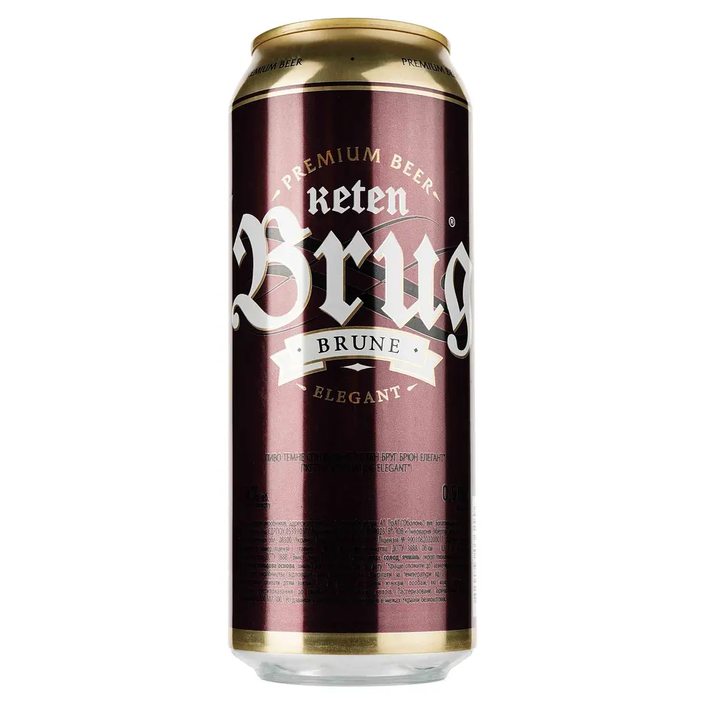 Уцінка. Пиво Keten Brug Brune Elegant, темне, 6%, 0,5 л - фото 1