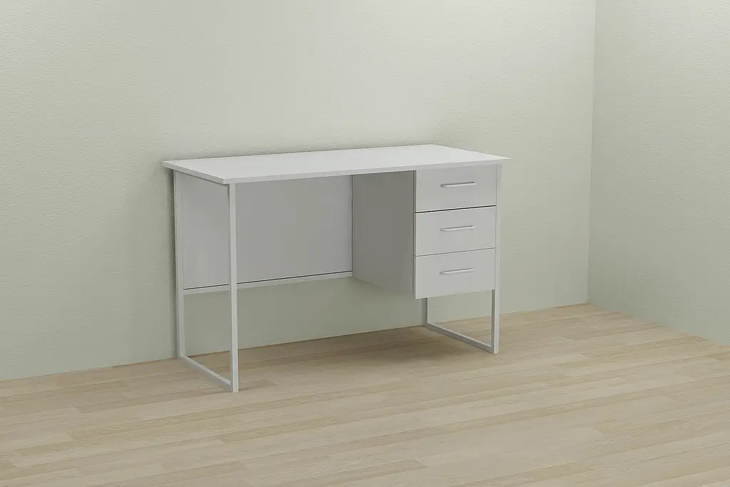 Компьютерный стол Ferrum-decor Гарри 75x140x70 белый ДСП Белый 16мм (FRD-101011) - фото 3