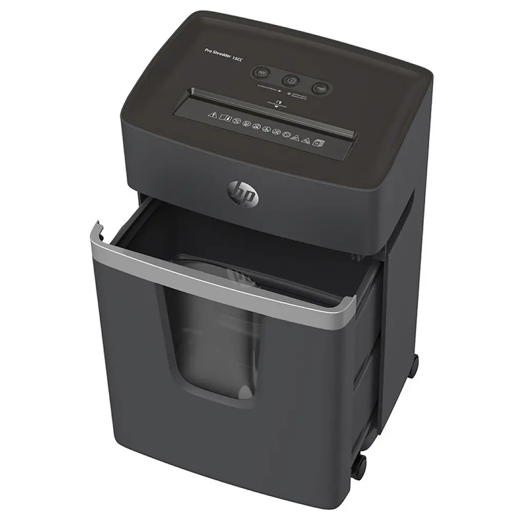 Знищувач документів HP Pro Shredder 15CC, A4, 80g х 15 листів, 4x35, 20 л., P-4 - фото 6