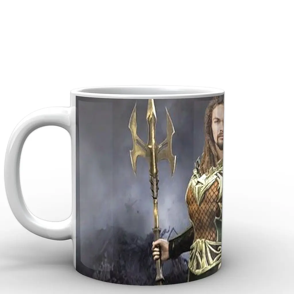 Кухоль GeekLand Аквамен Aquaman Jason Momoa Aquaman 2 AQ.02.002 330 мл білий - фото 2