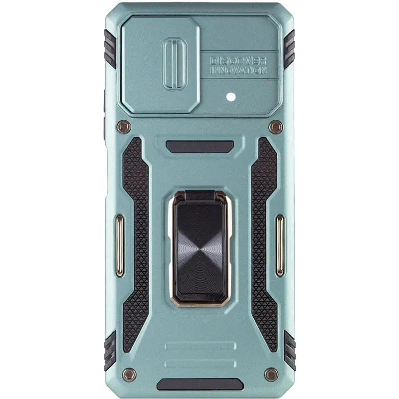 Ударостійкий чохол Camshield Army Ring для Xiaomi Poco X5 5G / Note 12 5G Зелений / Light Green - фото 2