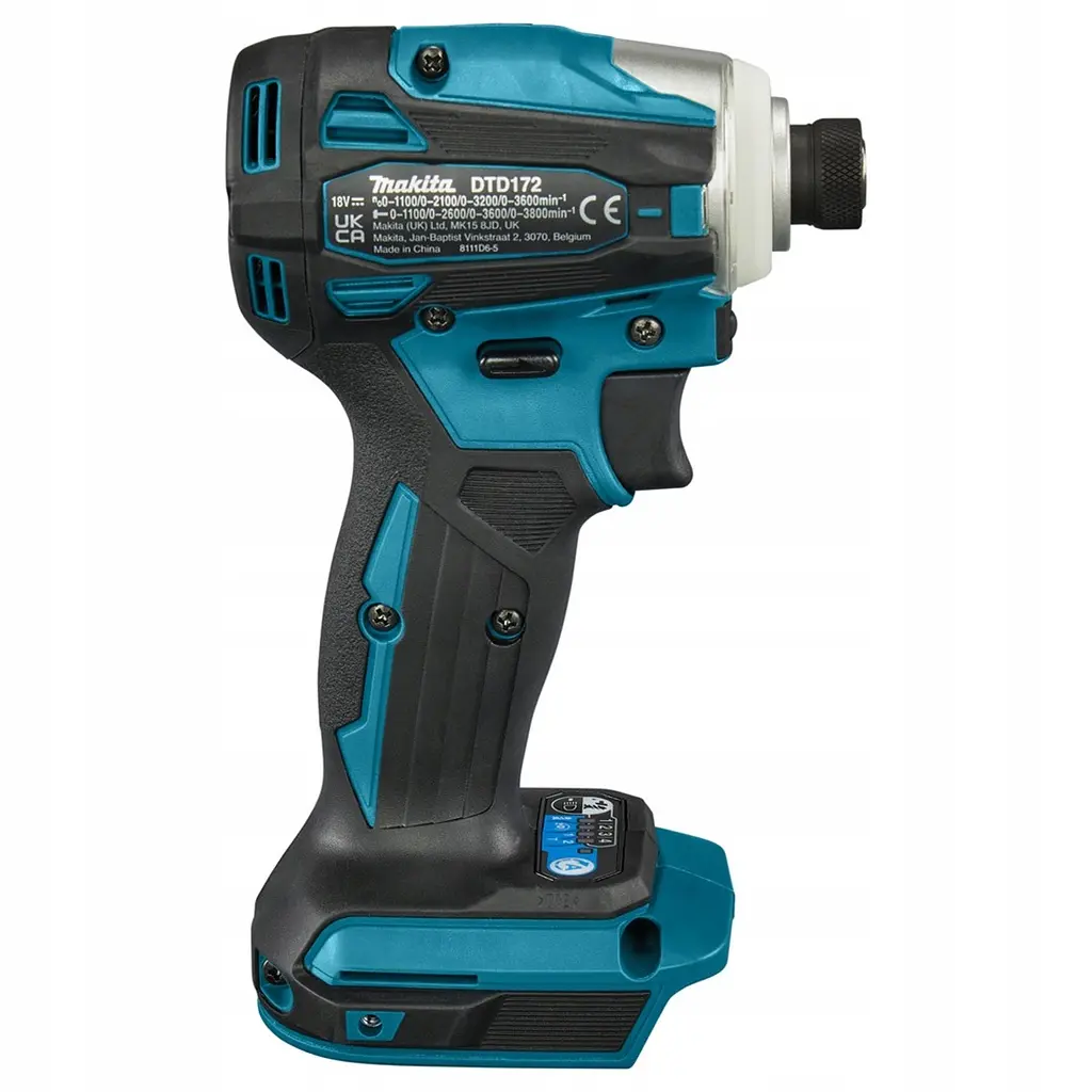 Гвинтокрут імпульсний акумуляторний Makita DTD172Z (180 Нм, 1/4", BL, LXT, без акумуляторів та зарядного пристрою) - фото 2