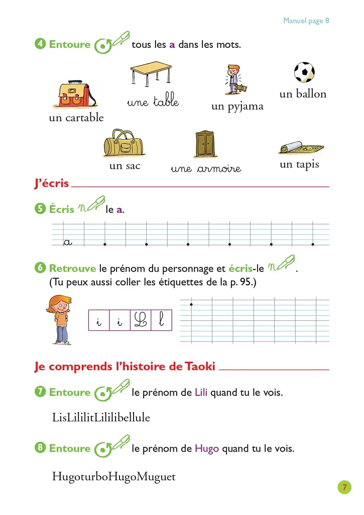 Taoki et compagnie. Cahier d'exercices 1 - фото 4