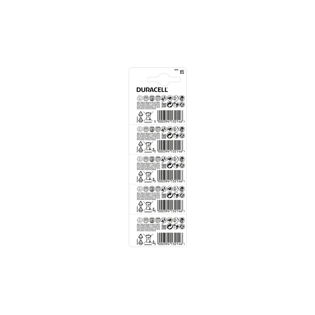 Батарейка Duracell CR 2025 / DL 2025 * 5 (5010980) - фото 2