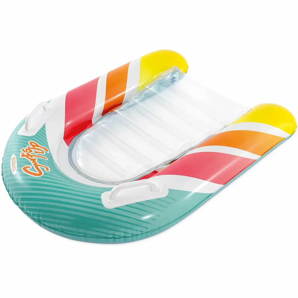 Дитячий надувний матрац-плотик Intex Surf’s Up 84×79 см з ручками для води від 6 років до 40 кг - фото 5