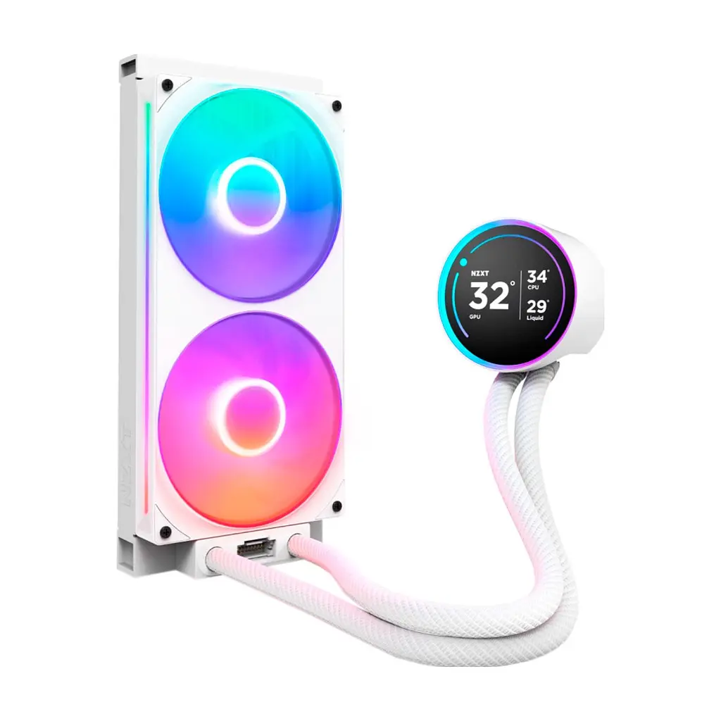 Система рідинного охолодження NZXT Kraken Elite RGB 240mm AIO (RL-KR24E-W2) - фото 3