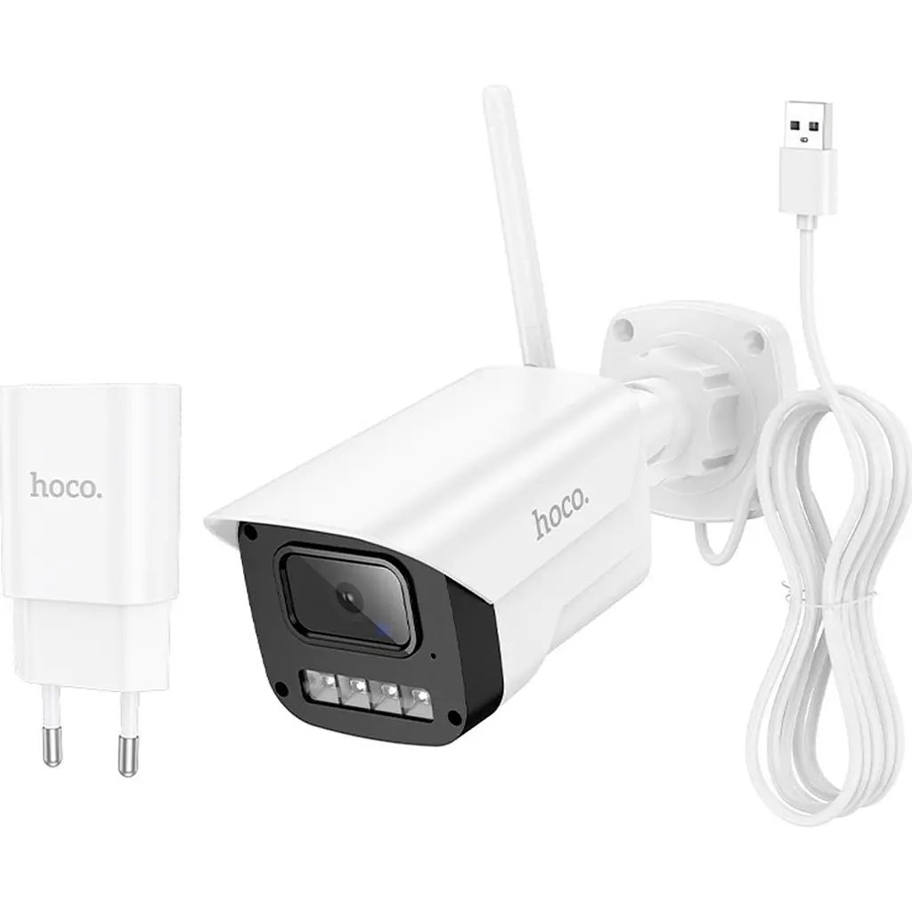 IP-камера для відеоспостереження Hoco D4 Outdoor (6942007635585) [136869] - фото 6