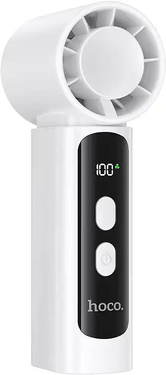 Вентилятор портативний HOCO HX601 white - фото 2