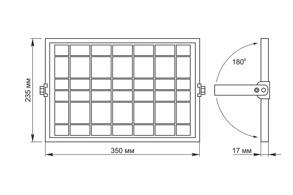 LED прожектор автономний Videx 1000Lm 5000K 3.2V (27063-000) - фото 10